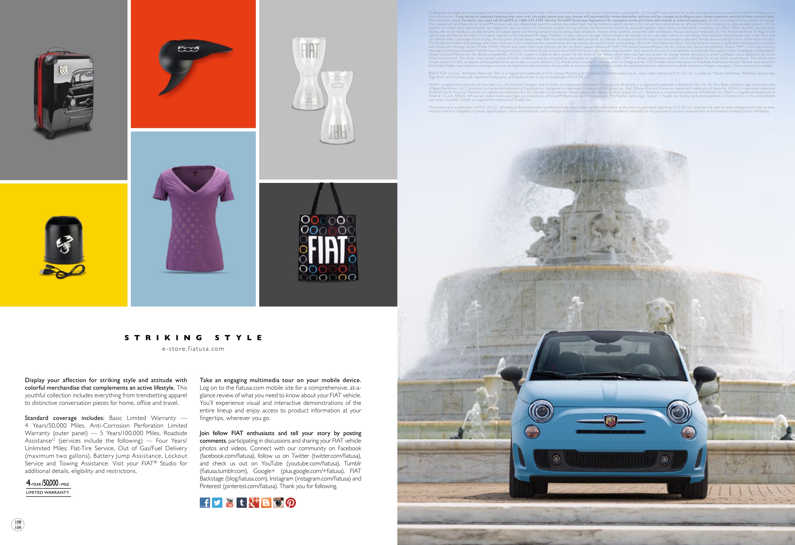 2016 Fiat 500 Brochure Page 25